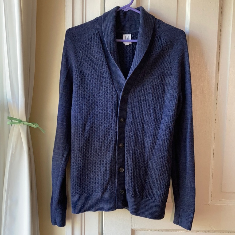 Gap Navy Marl Cardigan
